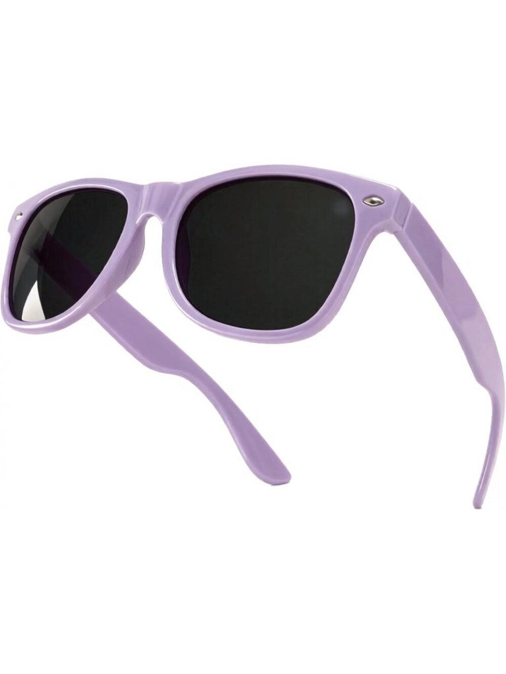 Women's Purple Trendy Rectangle Sun Glasses Classic Designer Shade UV Protection